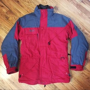 Red 2-in-1 winter/ski coat
